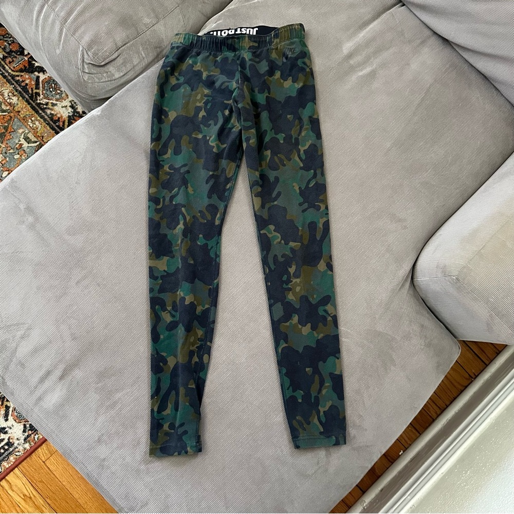 Nike Yoga Pants Women's Size Medium Camouflage Just Do It Leggings